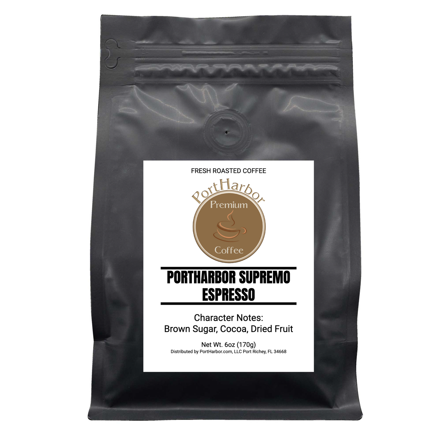 PortHarbor Supremo Espresso 6oz Sample