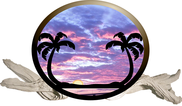 PortHarbor.com logo: palm trees at sunset